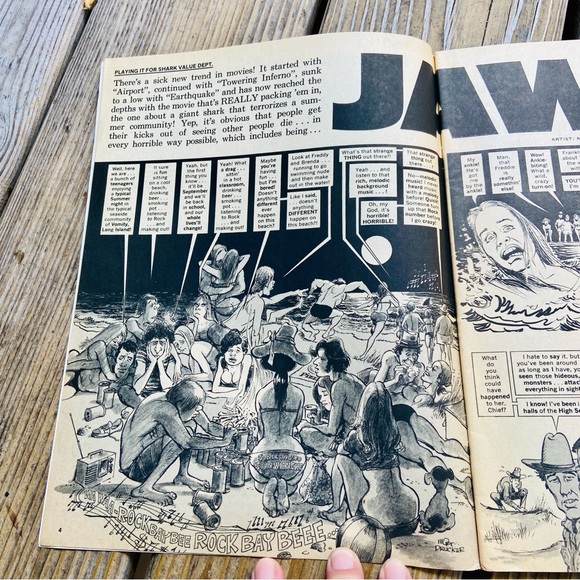 Vintage Mad Magazine # 180 Jaws January 1976 - Picture 5 of 16